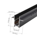 indoor DC48V LED magnetic track lighting profile